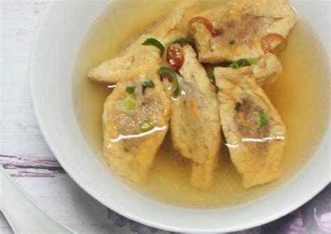 2 siung bawang putih, dihaluskan. Resep Tahu bakso kuah oleh ayunabillarumaropen - Cookpad