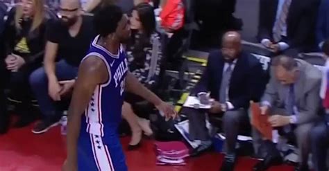 Joel Embiid Sent A Strong Warning To Drake During 4th Quarter Of