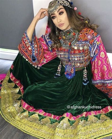 Afghan Kuchi Dress💗💚 Afghan Dresses Afghan Clothes Afghan Fashion