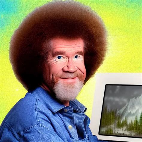 Bob Ross Using Photoshop Stable Diffusion Openart
