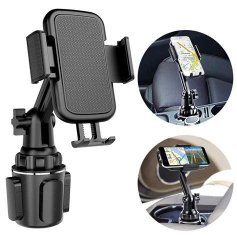 Car Cup Holder Phone Mount Cell Phone Holder Universal Adjustable Cup