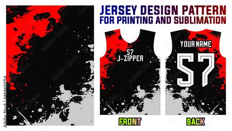 Sublimation Printing Jersey Fabric Background Vector Design For Sports