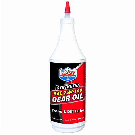 Lucas Oil Products Synthetic Sae 75w 140 Trans And Diff Lube Tiger
