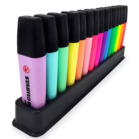 Stabilo Boss Original Pastel And Neon Highlighters Set Of 6 9 15