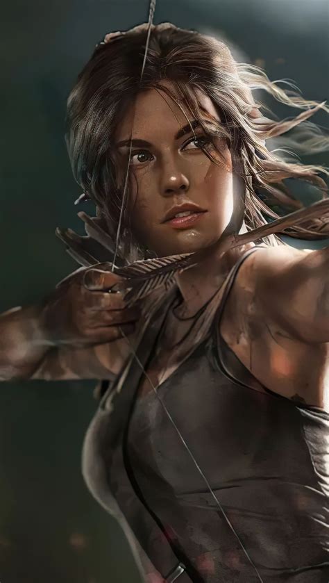 Lauren Cohan As Lara Croft The Tomb Raider Wallpaper 4k Ultra Hd Id11389
