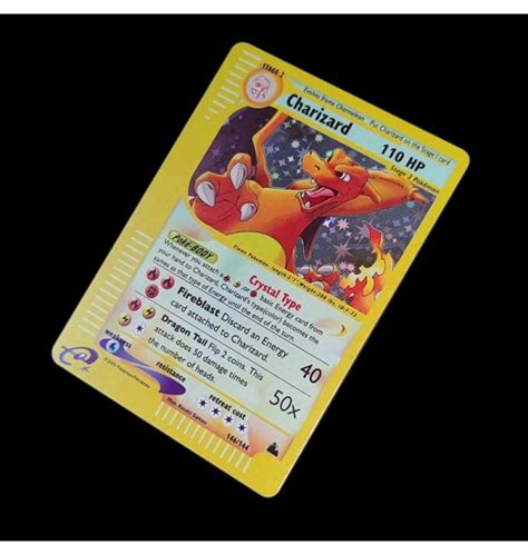 포켓몬 플래시 카드 게임 포케몬 Diy 애니메이션 Charizard 무대 2 게임 컬렉션 카드 선물 키즈 완구 티몬