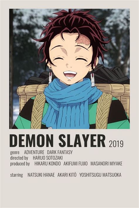 Demon Slayer Minimalist Poster In 2021 Anime Minimalist Poster Anime