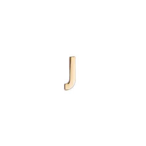 Golden Letter J Pin Alphabet Pins Lapel Pins A Z Letter Etsy