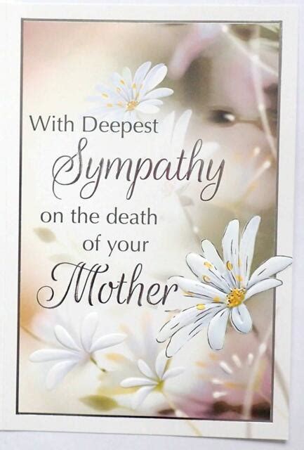 Check spelling or type a new query. With Deepest Sympathy On The Loss Of Your Mother Card Christian Religious Mum | eBay