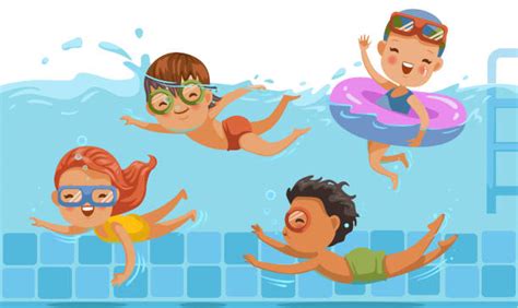 Kids Swimming Illustrations Royalty Free Vector Graphics And Clip Art