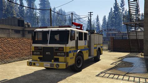 Mtl Fire Truck Mapped Replace Liveries Gta5