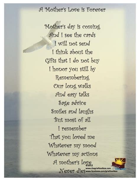 Mother Remembrance Poems