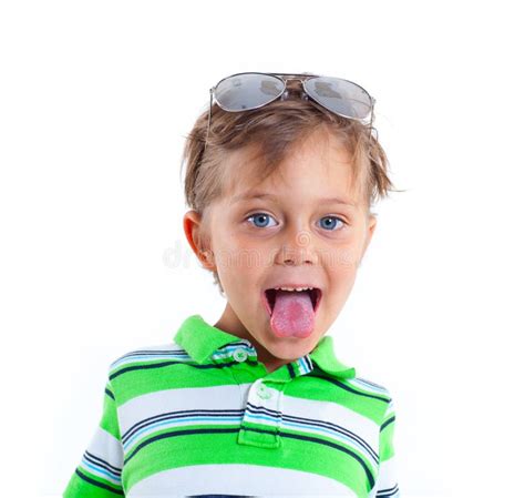 Boy In The Sunglasses Stock Photo Image Of Happiness 31402462