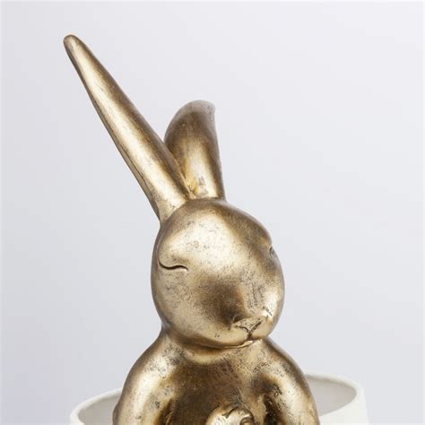 Kare Design Rabbit Gold | Tafellamp konijnfiguur goud | 61598 | LUMZ