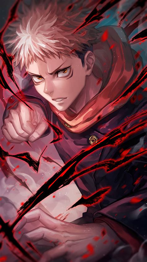 Download Yuji Itadori Jujutsu Kaisen Wallpaper Iphone Phone 4k 6290e