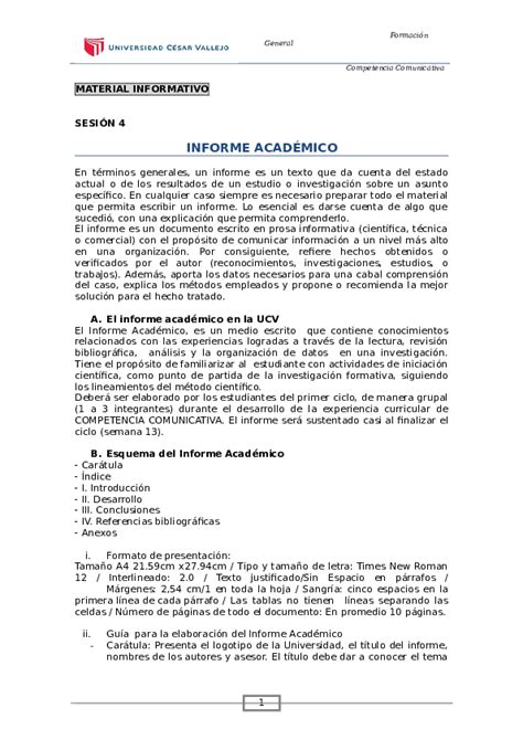 Doc Informe AcadÉmico María Cristina