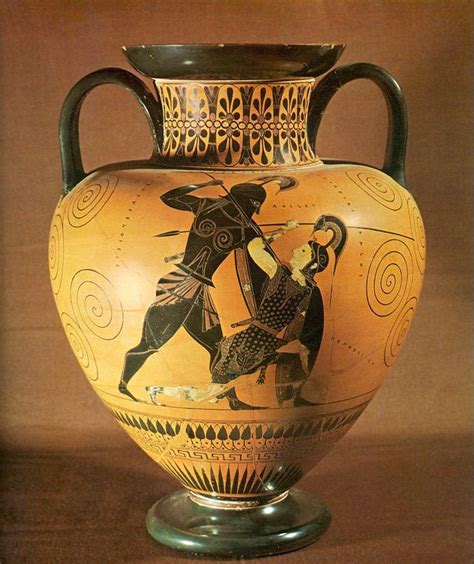 Achille And Penthésilée The British Museum Civilisation Grecque