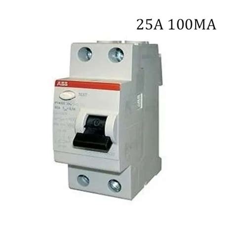 Abb 25a 100ma Double Pole Rccb At Rs 1475piece Abb Residual Current