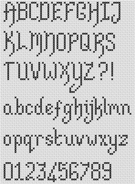 Cross Stitch Alphabets Four Complete Alphabets Etsy In 2021 Cross