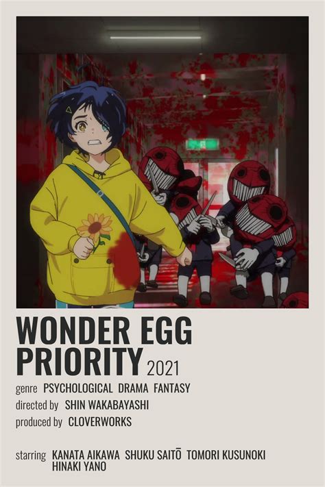 Wonder Egg Priority Poster In 2021 Anime Films Anime Canvas Anime Funny
