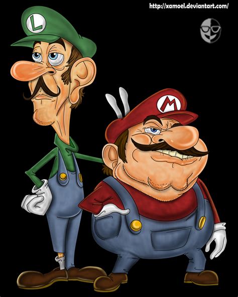 Toxic Mario And Luigi By Xamoel On Deviantart