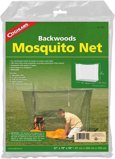 Coghlans Backwoods Mosquito Net Green Single Wide 240 Mesh Emaratshop