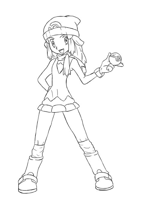How To Draw Dawn From Pokémon With Pictures Wikihow