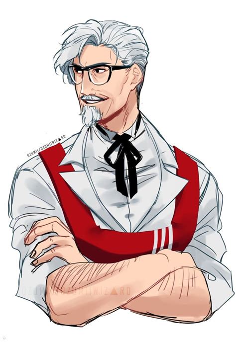 Colonel Sanders By Ozumii Anime Estilo Anime Personagens Masculinos