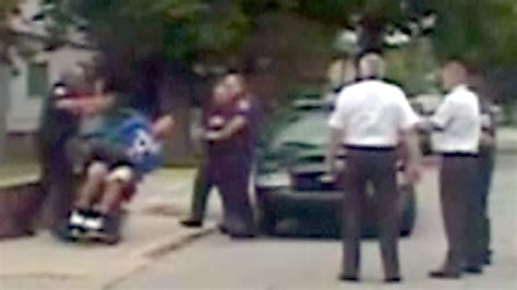 Police Officer Pushes Over Man In Wheelchair Video Us News The