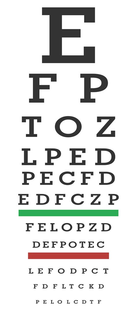 Free Printable Eye Chart Vision Test Free Printable Templates