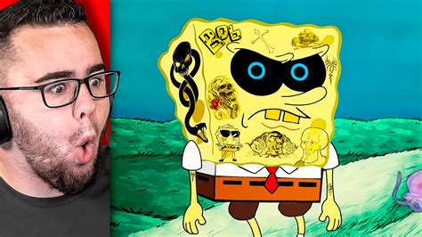 Spongebob But Hes A Gangster Rapper Reaction Youtube