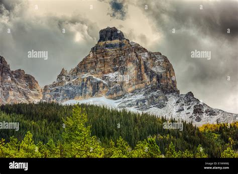 Cathedral Mountain Yoho National Park British Columbia Canada Stock