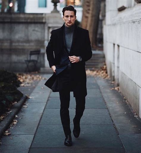 Winter Style All Black Outfits For Men Gentleman Lifestyle