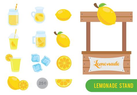 Free Lemonade Stand Vector Lemonade Stand Stuff To Do Vector Art Royalty Free Standing Clip