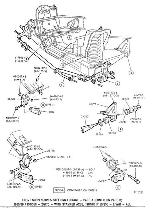 1995 Ford F150 2wd Front Suspension Diagram