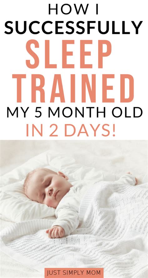 How I Successfully Sleep Trained My 5 Month Old Baby In 2 Days Just