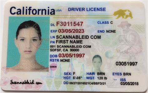 Fake Id Drivers License Drivers License California Environment Quotes