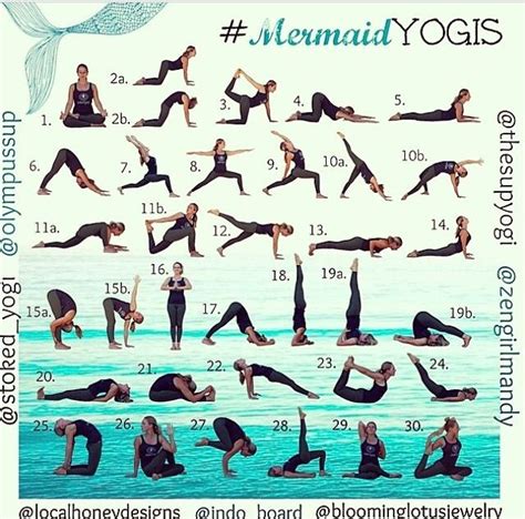 Mermaid Yoga Yoga Sequences Yoga Routine Mermaid Pose Yoga