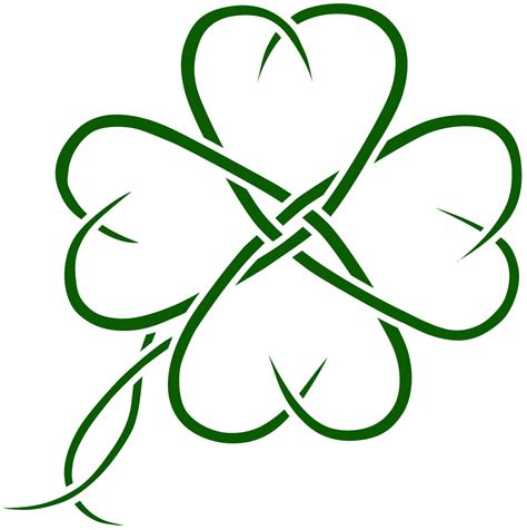 Pictures Of 4 Leaf Clovers Clipart Best