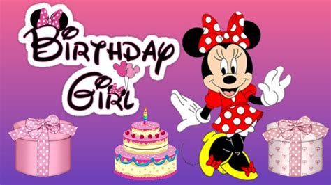 Personalised Minnie Mouse Birthday Card Pink Ubicaciondepersonascdmx