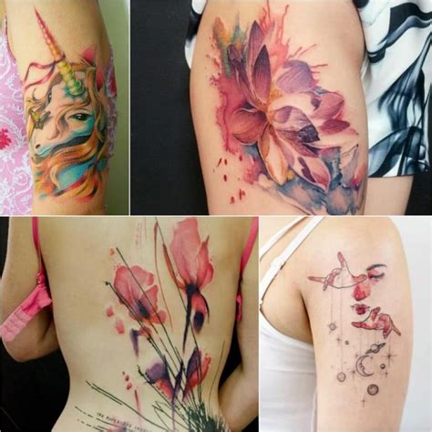 Watercolor Tattoo Designs Watercolor Tattoo Technique And Aftercare