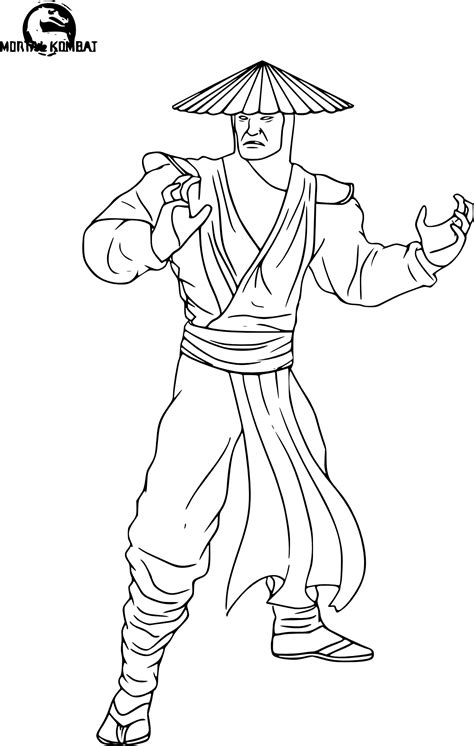 Mortal Kombat Coloring Page Free Printable Coloring Pages On Coloori Com