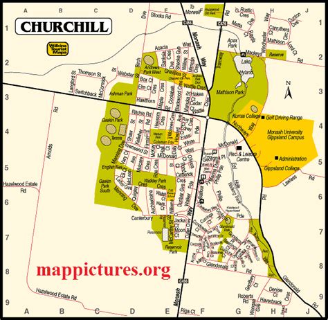 Winston Churchill Map