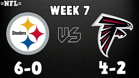 Steelers Vs Falcons Nfl Week 7 Highlights Youtube