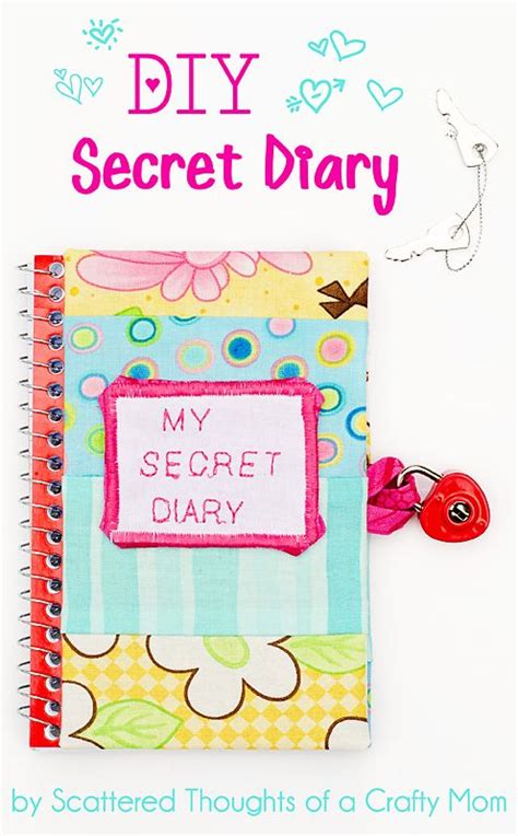 Diy Secret Diary Scattered Thoughts Of A Crafty Mom Diary Diy Diy