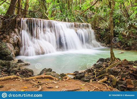 Huay Mae Kamin Or Huai Mae Khamin Waterfall At Khuean Srinagarindra