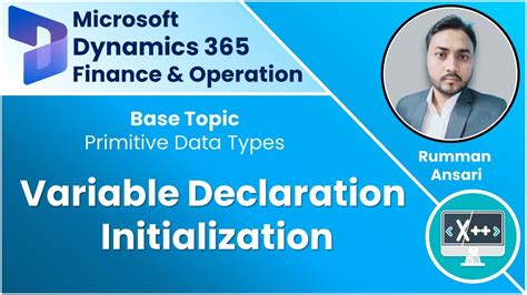 Variable Declaration Initialization Primitive Data Types In X