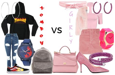 Girly Girl Vs Tomboy Outfit Shoplook