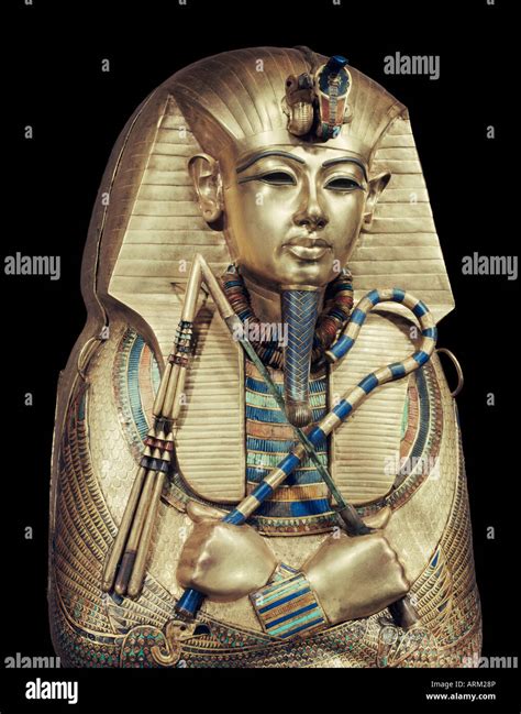 Mummiform Cercueil Dor Incrustés De Pierres Semi Précieuses
