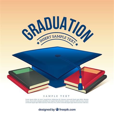 Graduation Background With Elements Vector Free Download